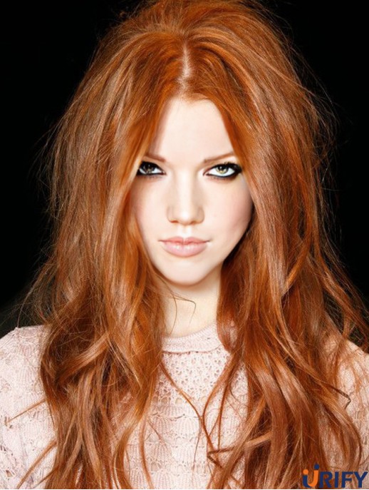 Lange synthetische Spitze Reba Mcentire Perücken Cropped Color Wavy Style