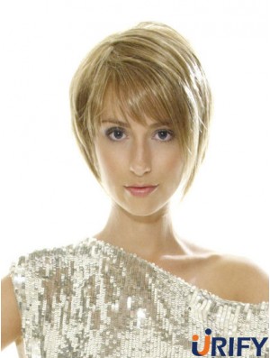 Kinnlänge Straight Lace Front Perücken Online