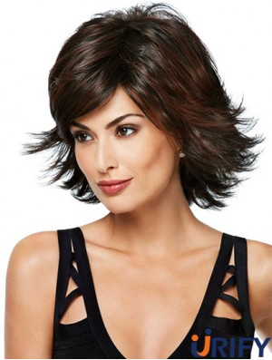 Auburn Chin Length Wavy Layered 10 Zoll Best Medium Perücken