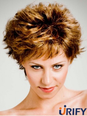 Top 8  inchWavy Auburn Boycuts kurze Perücken