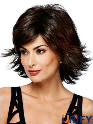 Klassische Ombre / 2 Tone Wavy Chin Länge 10  inchAmazing Medium Perücken