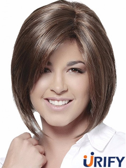 Bobs Brown Straight Chin Länge 10  inchHigh Quality Medium Perücken