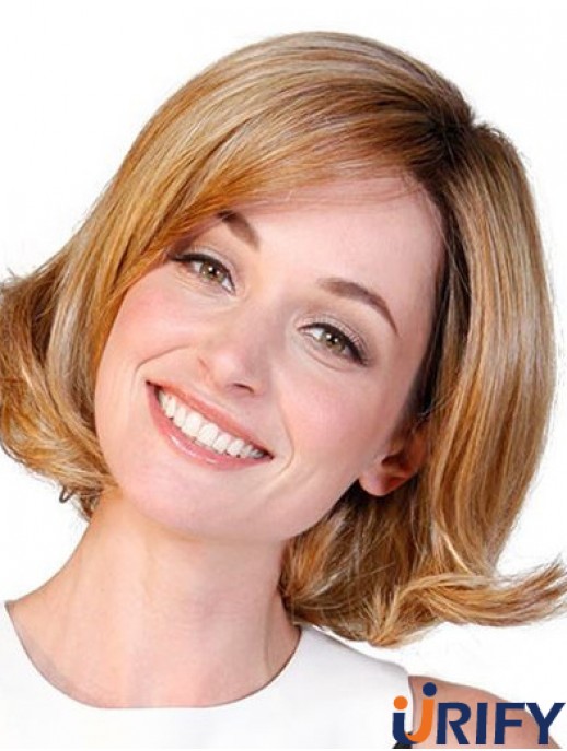 Synthetische Bobs Auburn Wavy 10 Zoll Frauen Perücke Medium