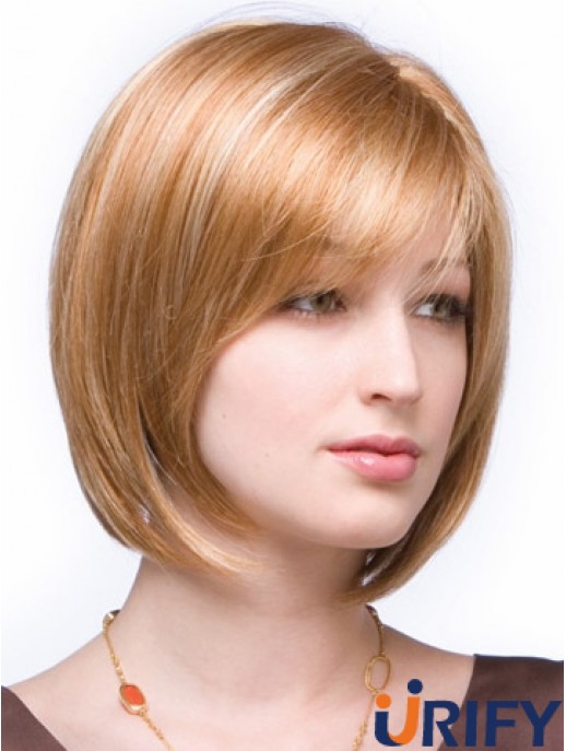 Spitze vorne Kinn Länge gerade Auburn Ideal Bob Perücken