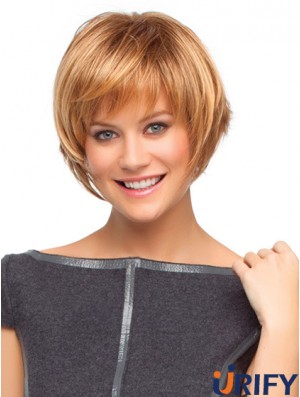 Capless Short Straight Auburn Günstigste Bob Perücken
