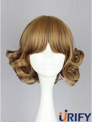Capless Chin Länge gewellte blonde blonde erstaunliche Bob Perücken