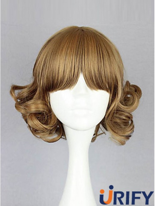 Capless Chin Länge gewellte blonde blonde erstaunliche Bob Perücken