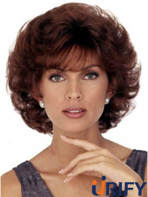 Kinn Länge Curly Capless Perücken zu verkaufen