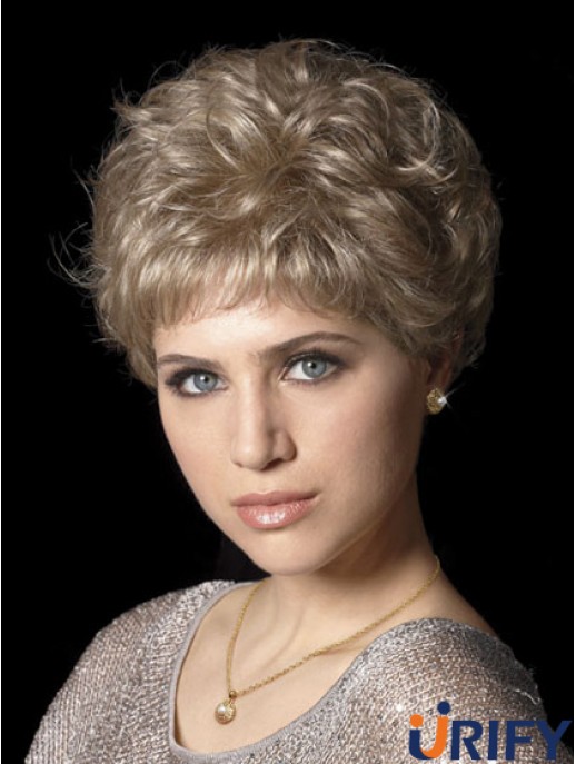 Haar Perücken mit synthetischen kappenlosen wellenförmigen Stil abgeschnittenen Länge Boycuts