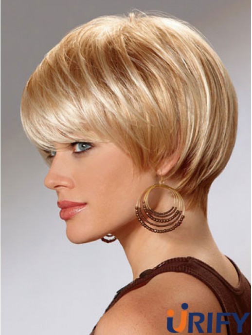 Kurze Bob Perücken für Frauen mit Capless Straight Style Short Length