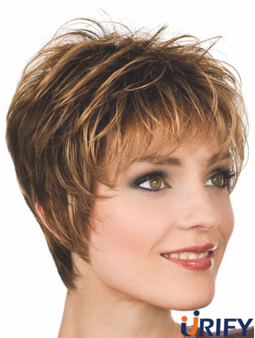 Boycuts Straight Auburn Capless Wunderschöne kurze Perücken