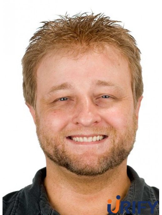 Kurze Straight Men Toupees