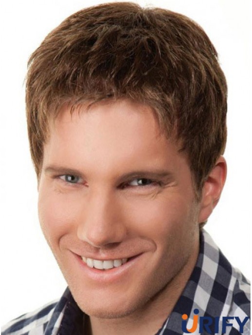 Mensch Günstige Herren Haar Perücken