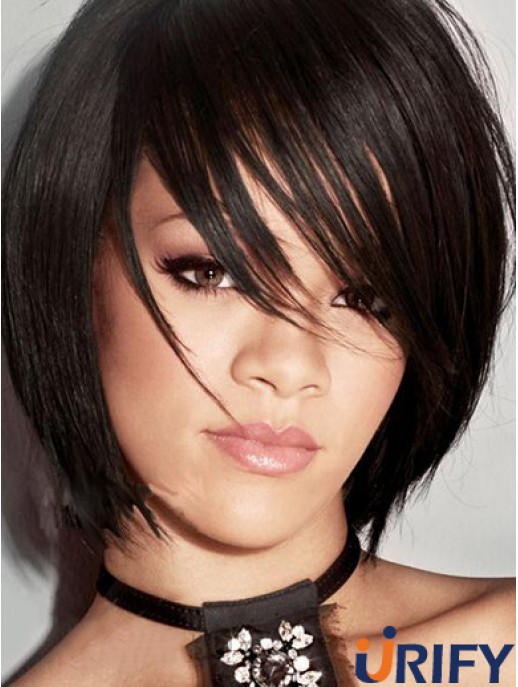  Perücke Kinn Länge Bobs schneiden Remy Human Straight Style
