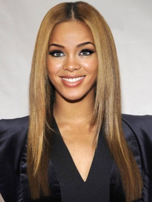Brown Long Straight Layered Lace Front 18 Zoll  Perücken