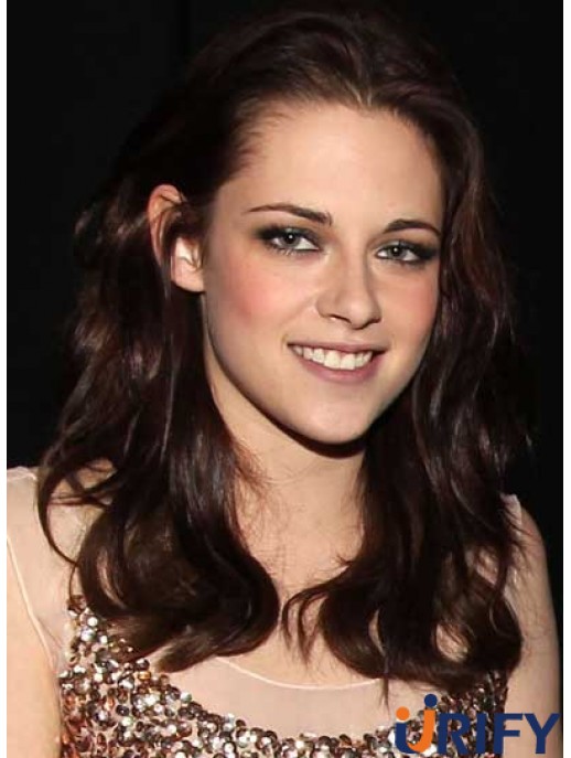 Beliebte Auburn Long Wavy 20 Zoll ohne Pony Kristen Stewart Perücken