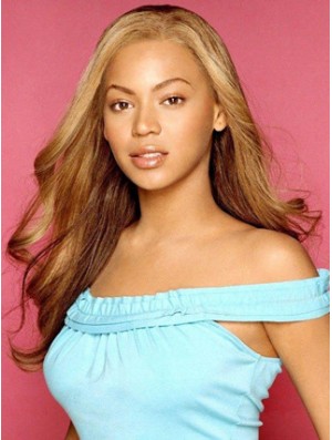 Brown Long Wavy ohne Pony Lace Front 24 Zoll  Perücken