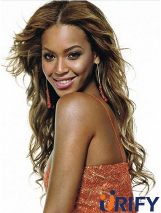 Brown Long Wavy ohne Pony Lace Front 22 Zoll  Perücken