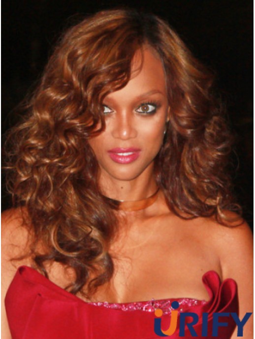 Auburn Curly ohne Pony Lace Front 18 Zoll Great Tyra Banks Perücken