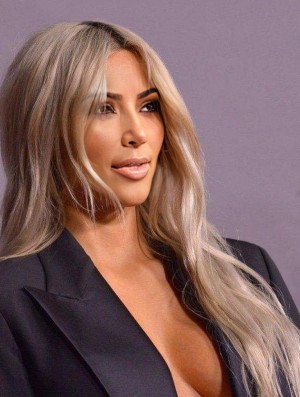 Long Remy Echthaar Lace Front 22  inchWellenförmige blonde  Perücken