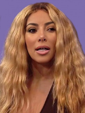 Wellige Capless Long Blonde 16  inchOhne Pony Synthetische  Perücken