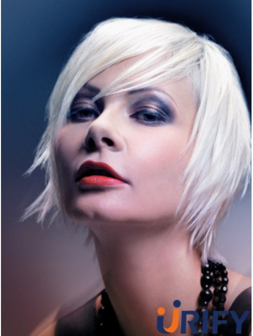 Capless Boycuts Short Straight 10 Zoll Top Fashion Perücken