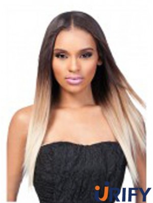 20  inchOmbre / 2 Tone Lace Front Perücken für schwarze Frauen