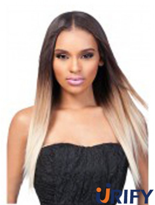 20  inchOmbre / 2 Tone Lace Front Perücken für schwarze Frauen