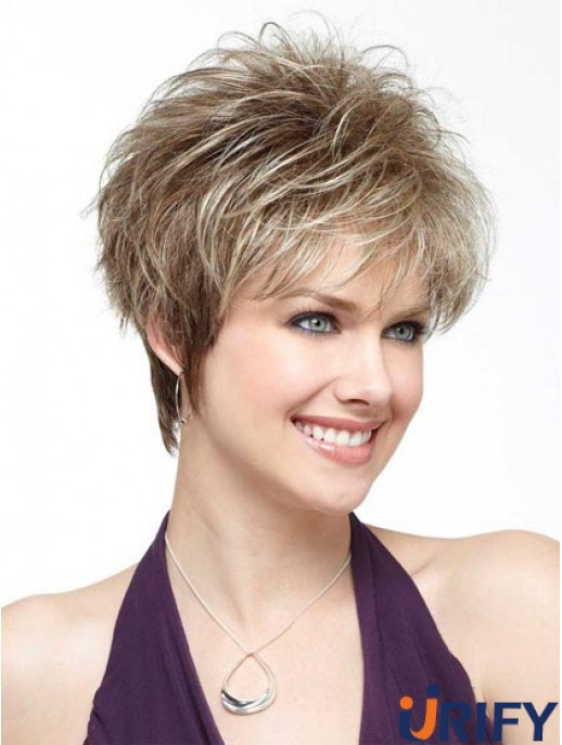 Boycuts Cropped Blonde UK Perücken Online