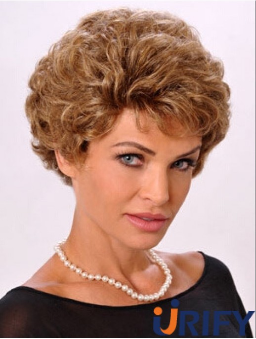 Damen Perücke Monofiliment Wellenförmiger Stil Kurzer klassischer Schnitt