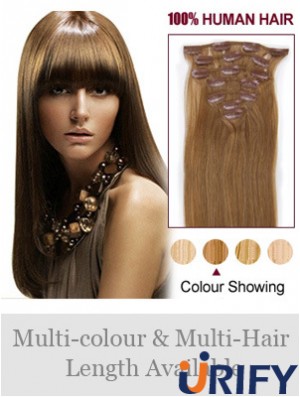 Frisuren Brown Straight Remy Echthaarspange In Haarverlängerungen