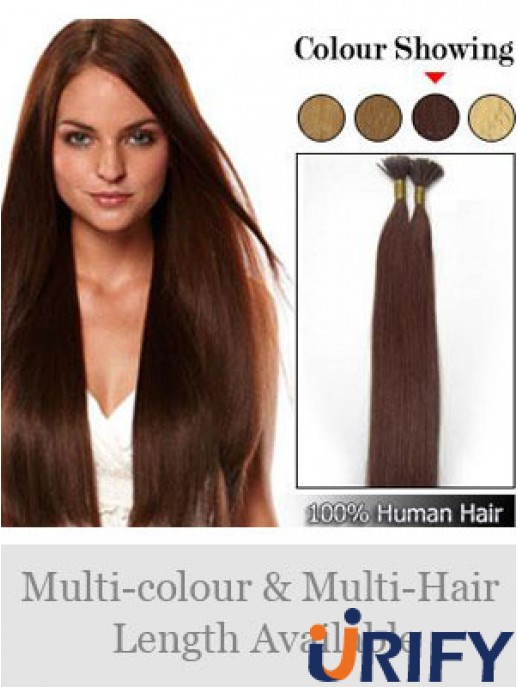 Auburn Straight Stick / I Tip Haarverlängerungen