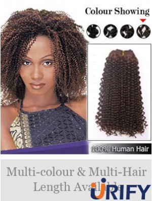 Curly Remy Echthaar Auburn Erschwingliche Schussverlängerungen