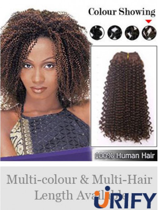 Curly Remy Echthaar Auburn Erschwingliche Schussverlängerungen