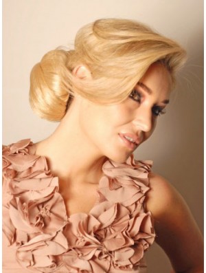 Blondes Haarteil Brötchen