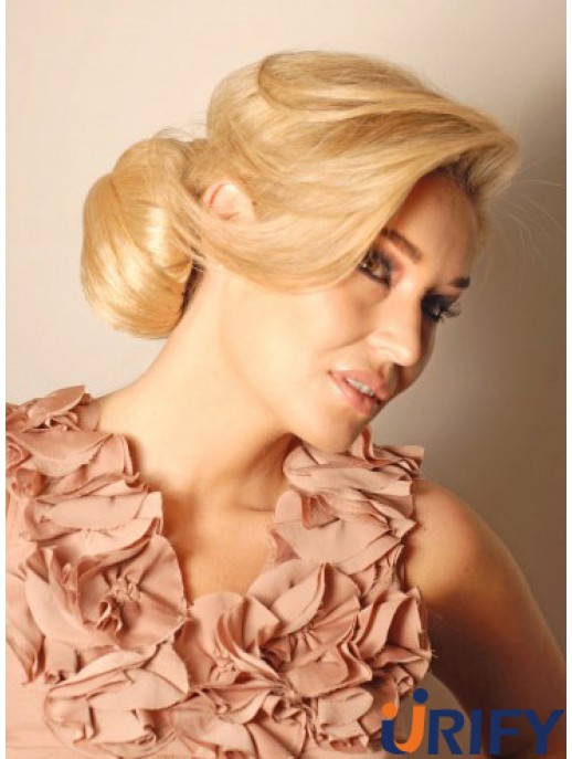 Blondes Haarteil Brötchen