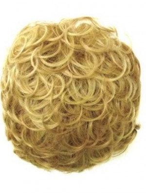 Unglaubliche blonde lockige synthetische Clip in Haarteilen