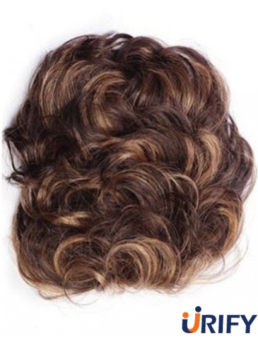 Gute Auburn Curly Remy Echthaarspange in Haarteilen