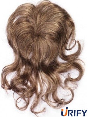 Clip In Haarteile Mit Synthettic Wavy Style Brown Farbe