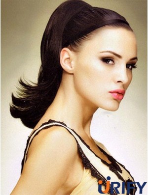No-Fuss Auburn Straight Synthetikclip in Haarteilen