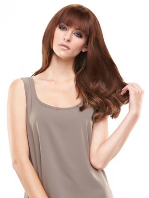 Moderne Auburn Straight Remy Echthaarspange in Haarteilen