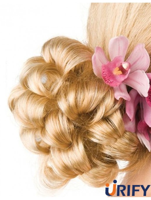 Blonde Haarwickel